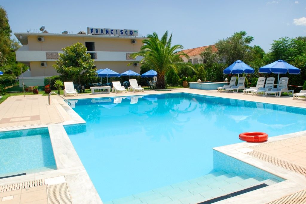 Francisco Beach Hotel Agios Andreas  Bagian luar foto